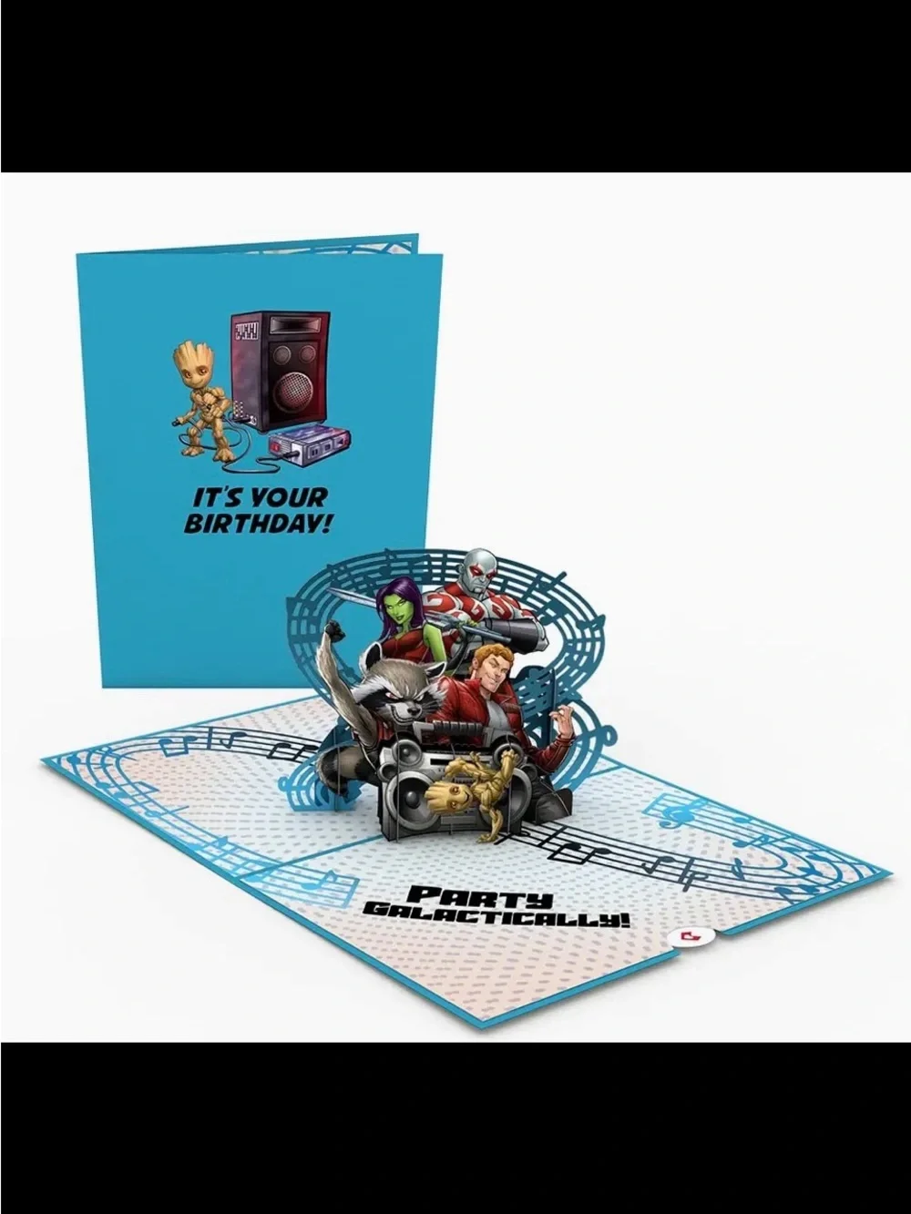 Lovepop Guardians of the Galaxy 3-D Birthday Card. Price firm.